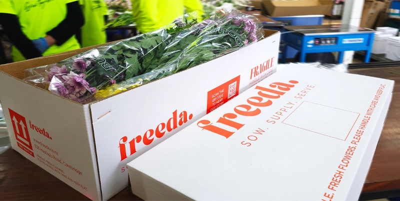 Freeda flower packaging